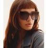 image:imageQUAY Women Level Up Square SunglassesChocolateBrown Blue