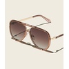 image:imageQUAY womens Aviator SunglassesDoeBrown