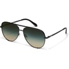 image:imageQUAY womens High Key Extra Large Aviator SunglassesBlack