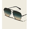 image:imageQUAY womens High Key Extra Large Aviator SunglassesBlack