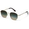 image:imageQuay  Sunglasses for Men amp Women Polarized Shield Lenses with UV Protection Oversized Sunglasses Nightfall Extra LargeGold