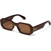 image:imageQuay  Womens Sunglasses Polarized Square Lenses with UV Protection Vibe CheckChampagne Brown