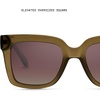 image:imageQuay  Womens Sunglasses Polarized Square Lenses with UV Protection Vibe CheckGreen Polarized