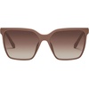 image:imageQuay  Womens Sunglasses Polarized Square Lenses with UV Protection Vibe CheckMatte DoeBrown