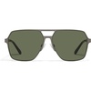 image:imageQUAY  Mens Sunglasses Aviator Lenses with UV Protection Backstage Pass GunmetalGreen