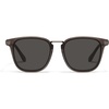 image:imageQUAY  Mens Sunglasses Oversized Rounded Shades UV Protected Lenses Weekender Matte BlackBlack PolarizedBlack