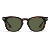 image:imageQUAY  Mens Sunglasses Oversized Rounded Shades UV Protected Lenses Weekender Matte BlackBlack PolarizedDark TortGreen
