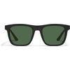 image:imageQUAY  Mens Sunglasses Oversized Square Shades UV Protected LensesMatte BlackGreen Polarized