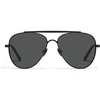 image:imageQUAY  Sunglasses for Men amp Women Round Lenses with UV ProtectionBlackSmoke Polarized