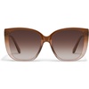 image:imageQUAY  Womens Ever After Sunglasses Square Lenses with UV ProtectionCoffee Doe