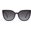 image:imageQUAY  Womens Sunglasses Oversized Cat Eye Shades UV Protected LensesBlackSmoke Polarized