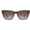 image:imageQUAY  Womens Sunglasses Oversized Cat Eye Shades UV Protected LensesNeutral TortBrown