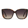 image:imageQUAY Ever After Oversized Sunglasses Cat Eye Sunglasses With UV Protected Lenses Designer Shades For WomenTortoiseSmoke Taupe Polarized