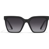 image:imageQUAY Level Up Sunglasses Oversized Womens Square Sunglasses with UV Protected Lenses Statement Designer ShadesBlackSmoke Polarized