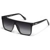 image:imageQUAY Nightfall Oversized Shield Sunglasses for Women amp Men  Extra Large Polarized UV Protection Shades for Everyday WearBlackSmoke Polarized