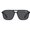image:imageQUAY On the Fly Polarized Unisex Aviator Sunglasses UV Protection Oversized Fashion Accessories for On The Go LifestyleBlackSmoke Polarized