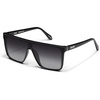 image:imageQUAY Oversized Nightfall Medium NonPolarized Shield Sunglasses for Men amp Women Unisex Shades with UVProtected LensesBlackSmoke Polarized