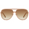 image:imageQUAY womens Aviator SunglassesCamelSepia