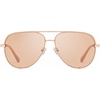image:imageQUAY womens High Key Extra Large Aviator SunglassesRosegoldTanrose
