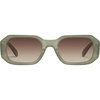 image:imageQuay  Womens Sunglasses Polarized Square Lenses with UV Protection Vibe CheckJadeBrown