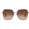 image:imageQuay  Womens Sunglasses Square Lenses with UV Protection Oversized Sunglasses 5th Ave ChocolateBrown Fawn