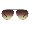 image:imageQuay Womens High Key Extra Large SunglassesBlackBrown Yellow