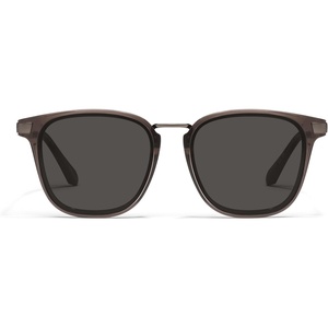 image:imageQUAY  Mens Sunglasses Oversized Rounded Shades UV Protected Lenses Weekender Matte BlackBlack PolarizedBlack