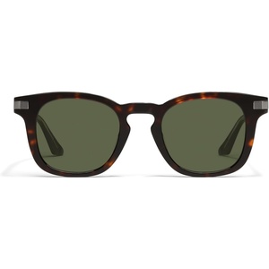 image:imageQUAY  Mens Sunglasses Oversized Rounded Shades UV Protected Lenses Weekender Matte BlackBlack PolarizedDark TortGreen