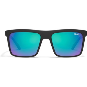 image:imageQUAY  Mens Sunglasses Oversized Square Shades UV Protected LensesMatte BlackNavy Polarized