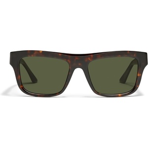 image:imageQUAY  Mens Sunglasses Polarized Square Lenses with UV Protection Dealers Choice Dark TortoiseGreen Polarized
