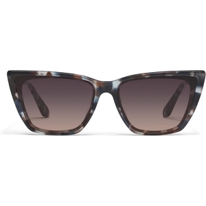 image:imageQUAY  Sunglasses for Men amp Women Round Lenses with UV Protection Call The Shots Remixed Storm TortSmoke Taupe