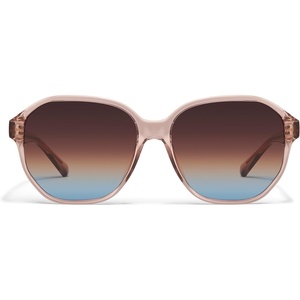 image:imageQUAY  Sunglasses for Men amp Women Round Lenses with UV ProtectionDoeBrown Blue