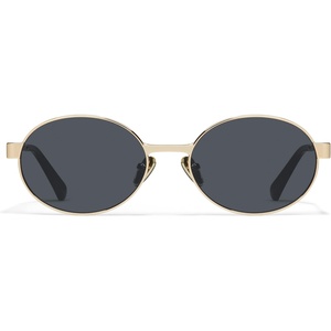 image:imageQUAY  Sunglasses for Men amp Women Square Lenses with UV ProtectionGoldSmoke