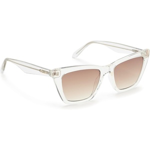 image:imageQUAY  Womens Call The Shots Sunglasses Cat Eye Lenses with UV ProtectionClear