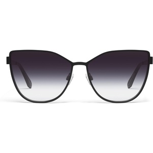image:imageQUAY  Womens Sunglasses Oversized Cat Eye Shades UV Protected LensesBlackBlack Fade