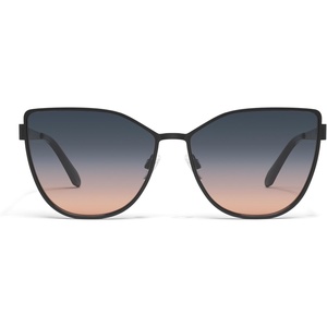 image:imageQUAY  Womens Sunglasses Oversized Cat Eye Shades UV Protected LensesBlackSmoke Coral