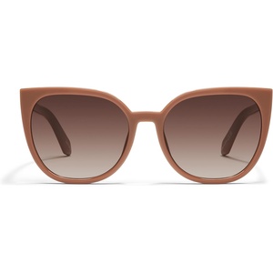 image:imageQUAY  Womens Sunglasses Oversized Cat Eye Shades UV Protected LensesDoeBrown