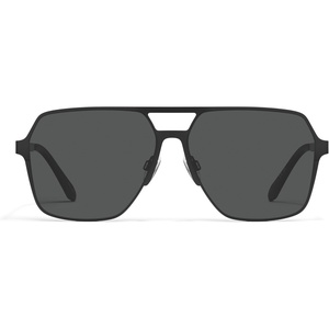 image:imageQUAY Backstage Pass Square Aviator Sunglasses Oversized Sunglasses for MenBlackSmoke