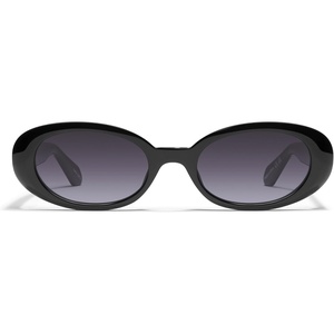 image:imageQUAY Ever After Sunglasses Narrow Round Sunglasses For Women With UV Protected Lenses Trendy Sunglasses For WomenBlackSmoke
