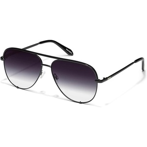 image:imageQUAY High Key Extra Large Polarized Unisex Aviator Sunglasses UV Protection Oversized Accessories for On The Go LifestyleBlack