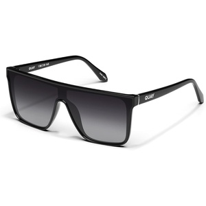 image:imageQUAY Nightfall Oversized Shield Sunglasses for Women amp Men  Extra Large Polarized UV Protection Shades for Everyday WearBlackSmoke Polarized