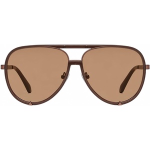 image:imageQUAY womens Aviator SunglassesDarkbrownTan