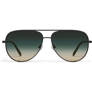 image:imageQUAY womens High Key Extra Large Aviator SunglassesBlack