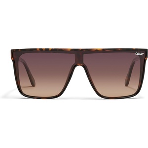 image:imageQuay  Sunglasses for Men amp Women Polarized Shield Lenses with UV Protection Oversized Sunglasses Nightfall Extra LargeTortoise Gold