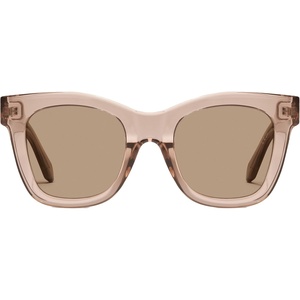 image:imageQuay  Womens Sunglasses Polarized Square Lenses with UV Protection Vibe CheckCrystal DoeTan