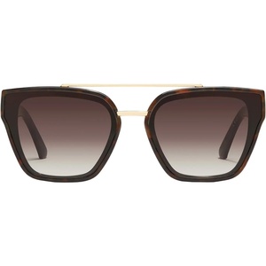image:imageQuay  Womens Sunglasses Polarized Square Lenses with UV Protection Vibe CheckNeutral TortBrown