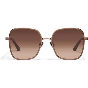 image:imageQuay  Womens Sunglasses Square Lenses with UV Protection Oversized Sunglasses 5th Ave ChocolateBrown Fawn