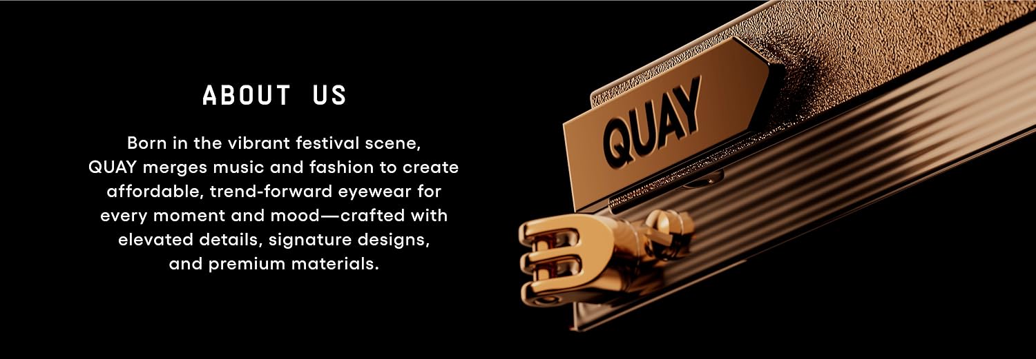 QUAY | Statement Silhouettes For All Faces – Durable Acetate & Metal Fashion Eyewear