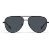 image:imageQUAY  Sunglasses for Men amp Women Aviator Lenses with UV Protection Oversized Sunglasses High Key LargeBlack