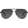 image:imageQUAY  Sunglasses for Men amp Women Aviator Lenses with UV Protection Oversized Sunglasses High Key LargeBlackSmoke